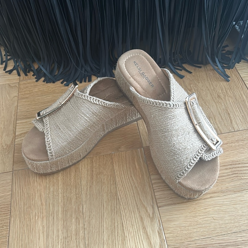 Kelsi Dagger Dover Jute Platform Sandals